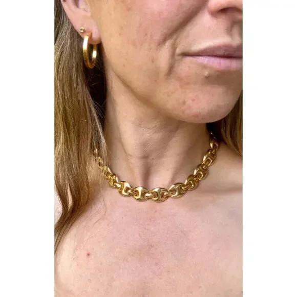 Vintage Monet Mariner Chain Necklace - Picture 1 of 9